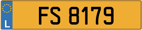 Truck License Plate